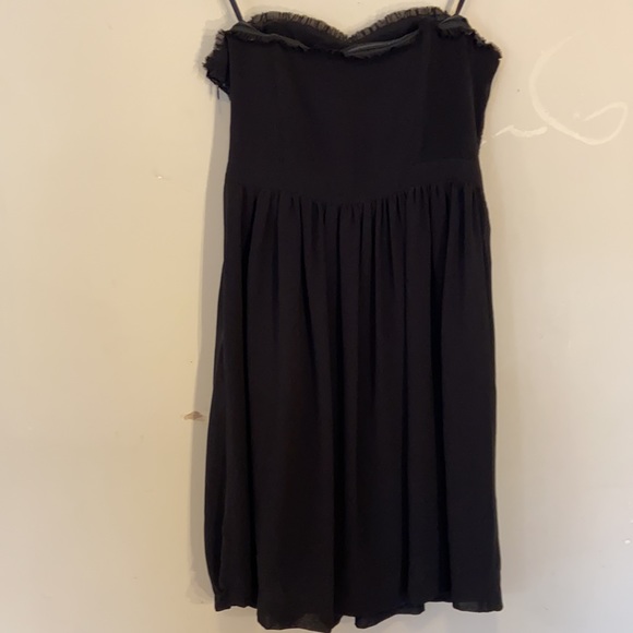 KENSIE BLACK STRAPLESS DRESS - Picture 4 of 4